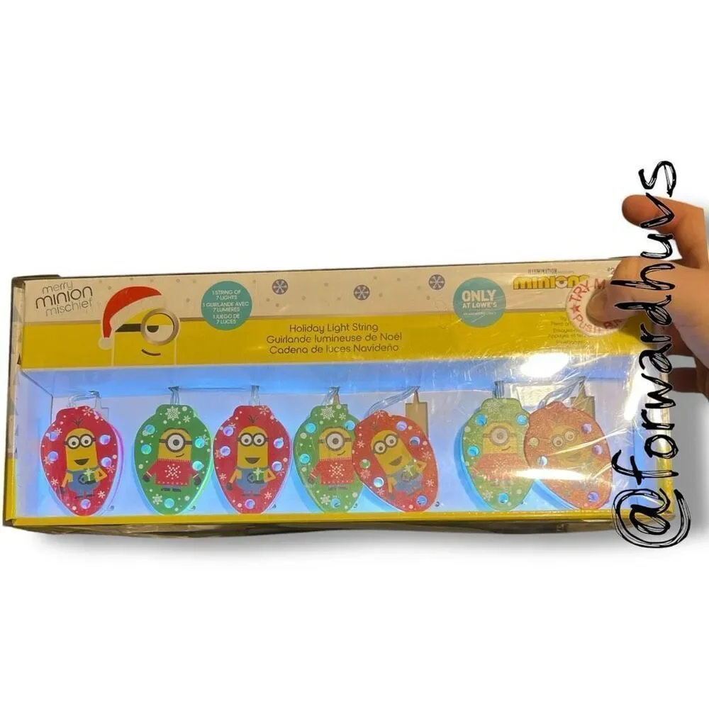 Gemmy Merry Minion Mischief Light String – LED Battery-Operated Lights